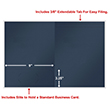 Picture of Tax Presentation Folder, One Pocket, Spine, Extendable Tab and BC Slot, Navy Blue, 9" x 11-3/4", Pack of 50