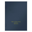 Picture of Tax Presentation Folder (Imprinted), Report Cover, Spine, Side-Staples Tabs, Navy Blue, 8-5/8" x 11-1/4", Pack of 50