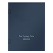 Picture of Tax Presentation Folder (Imprinted), Report Cover, Spine, Side-Staples Tabs, Navy Blue, 8-5/8" x 11-1/4", Pack of 50