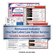 Picture of RESTAURANT - Federal (English) & State (English) Labor Law Poster Service (1-Year)