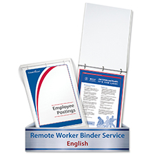 Picture of REMOTE WORKER Binder - Labor Law Service (1-Year) - English
