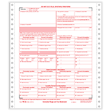 Picture of W-2C, 6-Part, 1-Wide, Dateless, Continuous, Corrected Income