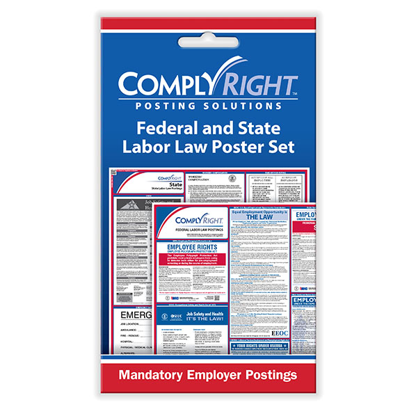 Picture of Federal (English) & State (English) Labor Law Poster Set - Card