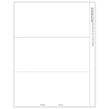 Picture of 1099-NEC Blank, Copy B & C, 3-Up, w/ Backer, Pack of 50